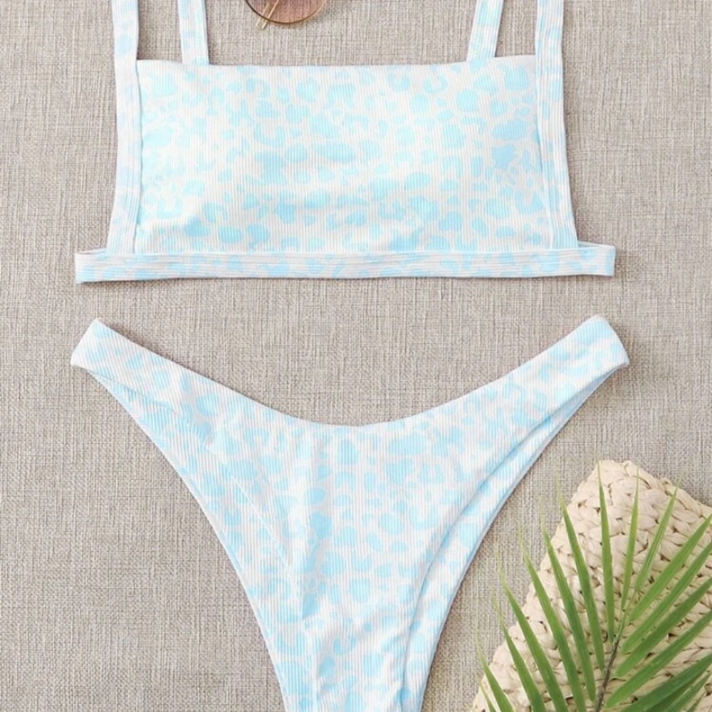 SHEIN light blue bikini